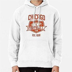 Chicago Football Team Inspired Chicago Bears Illinois Pullover Hoodie