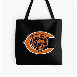 Art Chicago Bears All Over Print Tote Bag