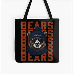 Art - Chicago Bears Tote Bag
