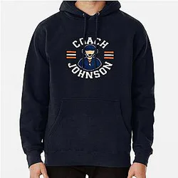 Coach Ben Johnson Chicago Bears Colour Logo Hoodie