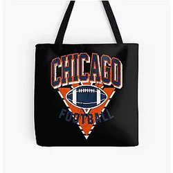 Art Chicago Bears All Over Print Tote Bag