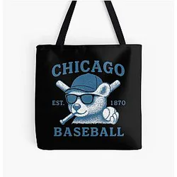 Art Chicago Bears Tote Bag