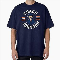Coach Ben Johnson Chicago Bears Colour Logo Oversized T-Shirt