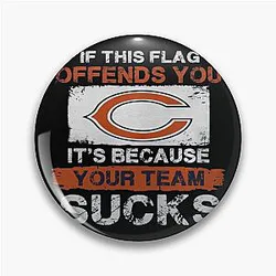 Art Chicago Bears Pin