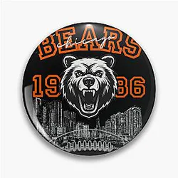 Art Chicago Bears Pin