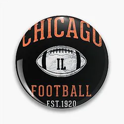 Art Chicago Bears Pin