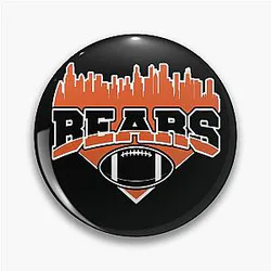 Art Chicago Bears Pin