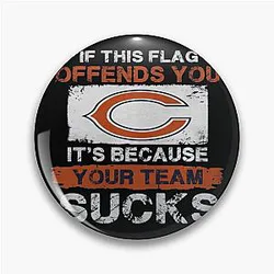 Art Chicago Bears Pin