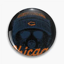 Art of Chicago Bears Pin