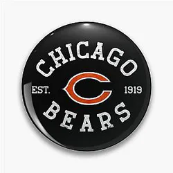 Art Chicago Bears Pin