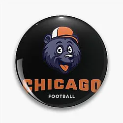 Art Chicago Bears Pin