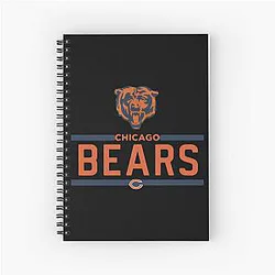 Art Chicago Bears Notebook