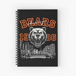 Art Chicago Bears Notebook
