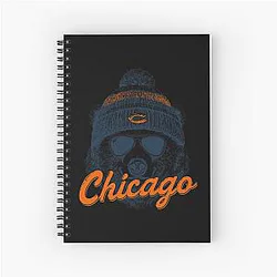 Art Chicago Bears Notebook