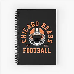 Art Chicago Bears Notebook