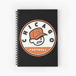 Art Chicago Bears Notebook