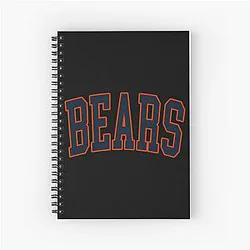 Art Chicago Bears Notebook