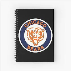 Art of Chicago Bears Notebook