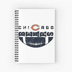 Art Chicago Bears Notebook