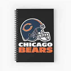 Art Chicago Bears Spiral Notebook