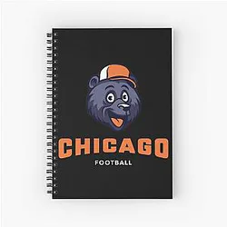 Art Chicago Bears Notebook