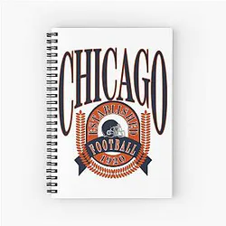 Art Chicago Bears Notebook
