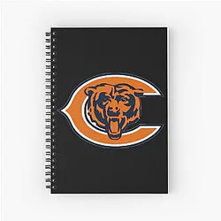 Art Chicago Bears Notebook