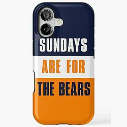 Sundays are for the Chicago Bears iPhone Case
