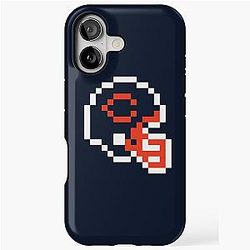 Chicago Bears 8-bit Football Helmet iPhone Tough Case