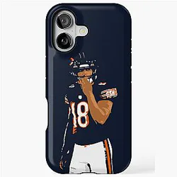 Caleb Williams 18 Chicago Bears iPhone Case
