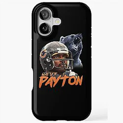 Walter Payton Vintage Chicago Bears Design iPhone Tough Case