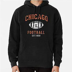 Art Chicago Bears Pullover Hoodie