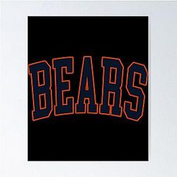 Art Chicago Bears Poster