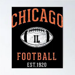 Art Chicago Bears Poster