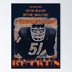 Butkus - Chicago Bears Poster