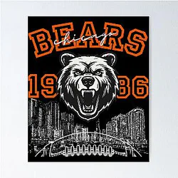 Art Chicago Bears Poster