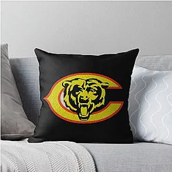 Art Chicago Bears Throw Pillow