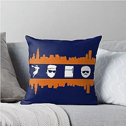 Chicago Bears Throw Pillow