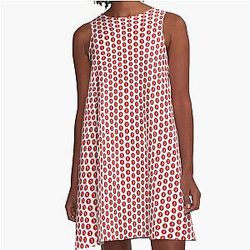 Keith Magnuson Number 3 Chicago Blackhawks Jersey Inspired A-Line Dress