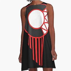 Chicago Blackhawks Dream Catcher Classic A-Line Dress