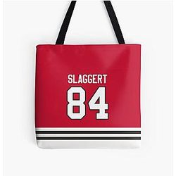 Chicago Blackhawks Landon Slaggert Home Jersey Tote Bag