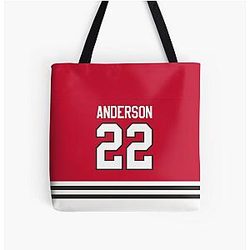 Chicago Blackhawks Joey Anderson Home Jersey Tote Bag