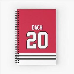 Chicago Blackhawks Colton Dach Home Jersey Phone Case Spiral Notebook