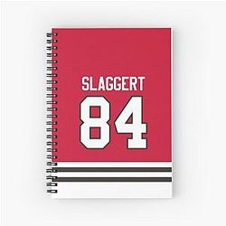Chicago Blackhawks Landon Slaggert Home Jersey Phone Case Spiral Notebook