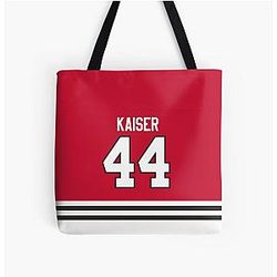 Chicago Blackhawks Wyatt Kaiser Home Jersey Tote Bag