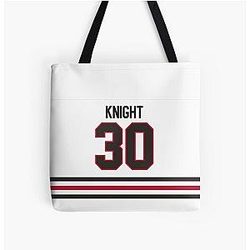 Chicago Blackhawks Spencer Knight Away Jersey Phone Case All Over Print Tote Bag