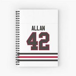 Chicago Blackhawks Nolan Allan Jersey Phone Case Notebook