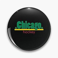 Chicago Blackhawks Retro Hockey Pin