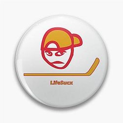 Chicago Blackhawks Colors - Angry Guy Pin
