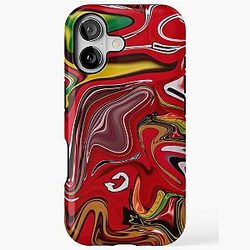 Distorted Chicago Blackhawks iPhone Case